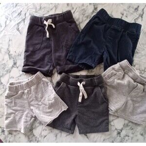 Baby Infant Boy Shorts Size 12M‎ Lot of 5 Levi's & others Casual Activeware